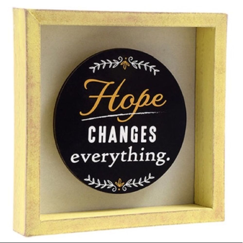 Hope Changes Everything Shadow Box